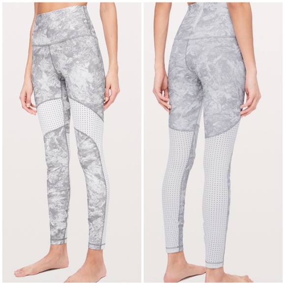 lululemon athletica Pants - Beach break paddle tight lululemon size 10 marble